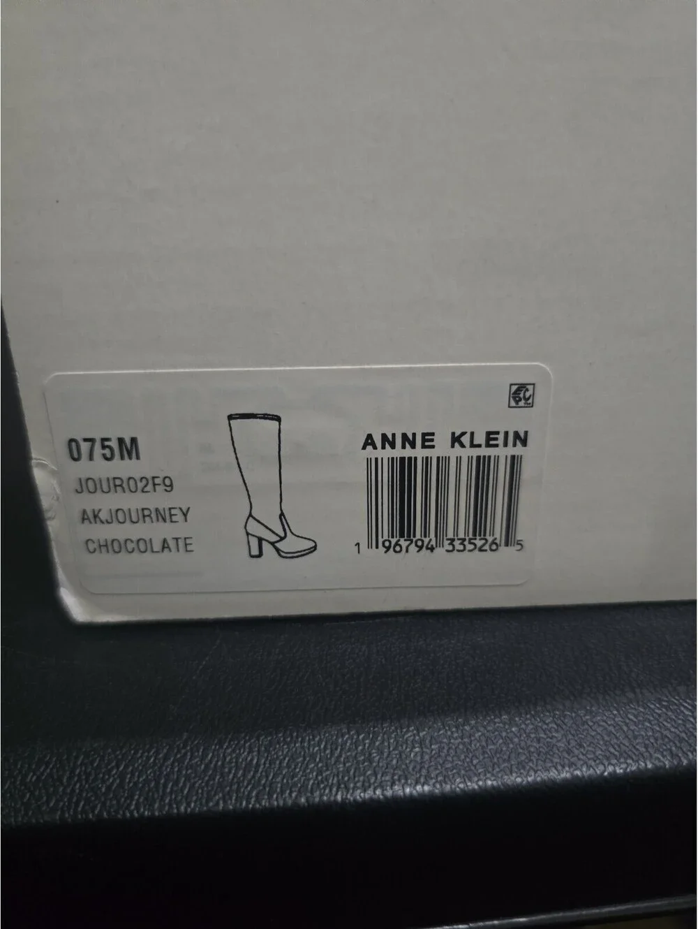 Anne Klein Journey Chocolate Brown Knee High Boots Women’s Size 7.5M